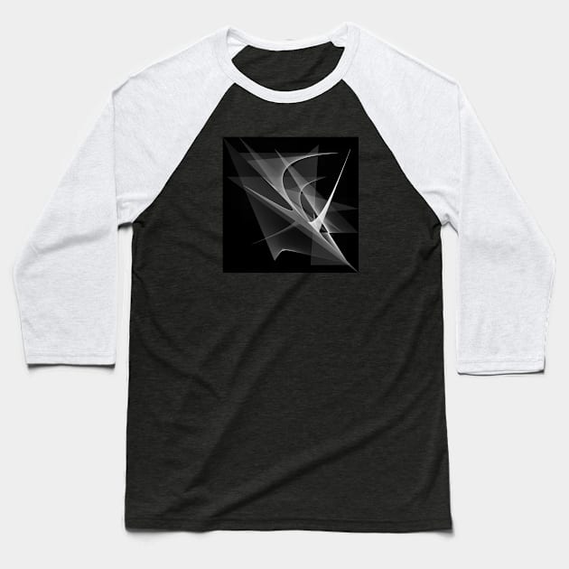 Abstract Shapes (1) Baseball T-Shirt by The Glass Pixel